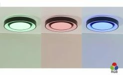 Trio Deckenleuchte, 1-flammig, schwarz