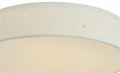 KHG Smart-Home Deckenleuchte, Stoffschirm weiß mit Stanzung -HOFFNER Verkäufe 11686628 2 202205161235