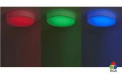 KHG Smart-Home Deckenleuchte, Stoffschirm weiß mit Stanzung -HOFFNER Verkäufe 11686628 3 202205161235