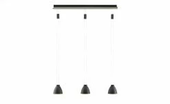 B-Leuchten LED-Pendeleuchte, 3-flammig, schwarz mit indirekter Beleuchtung -HOFFNER Verkäufe 11687135 5 202111301239